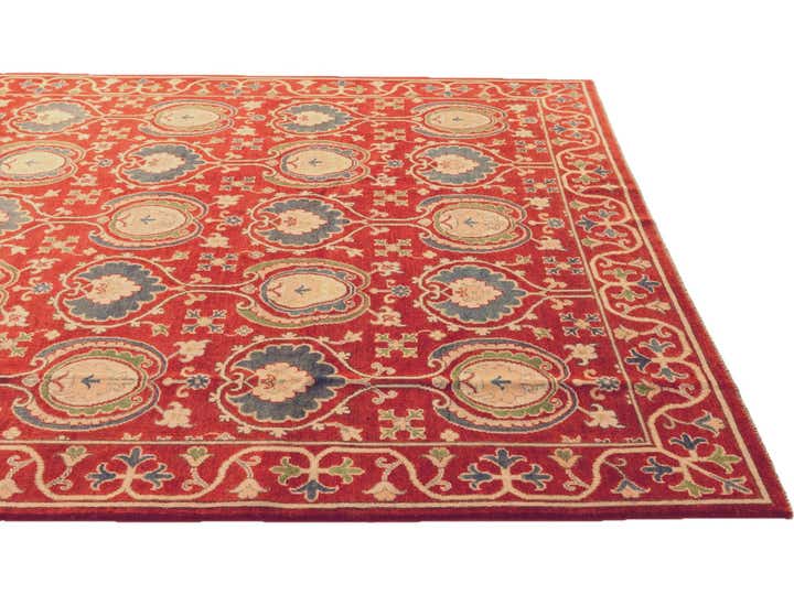 6' 11 x 9' 10 Hand Knotted Kazak Rug