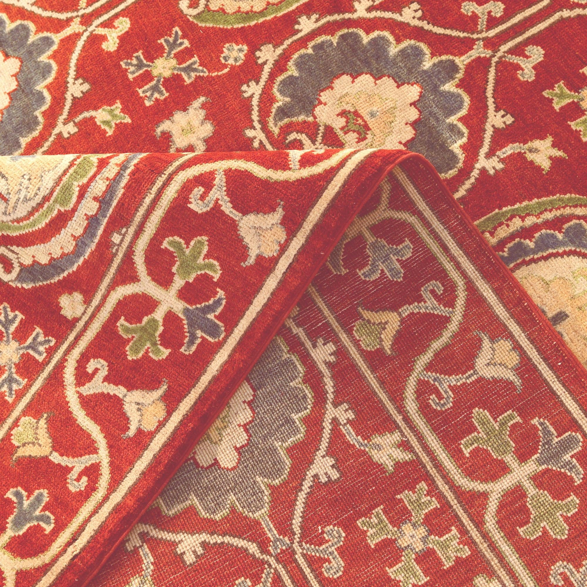 6' 11 x 9' 10 Hand Knotted Kazak Rug