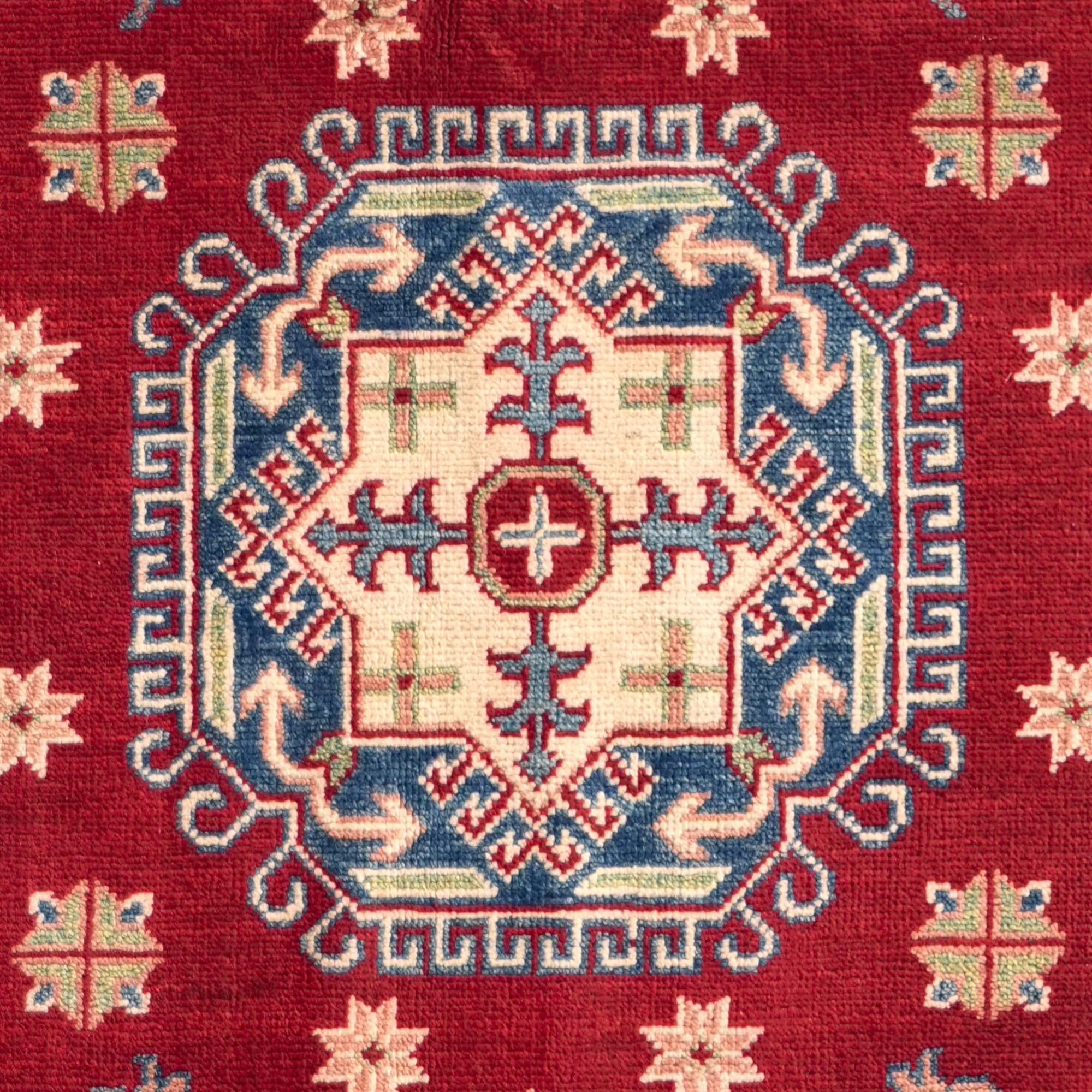 Detail image 10 of 10: 5' 2 x 6' 11 Hand Knotted Kazak Rug