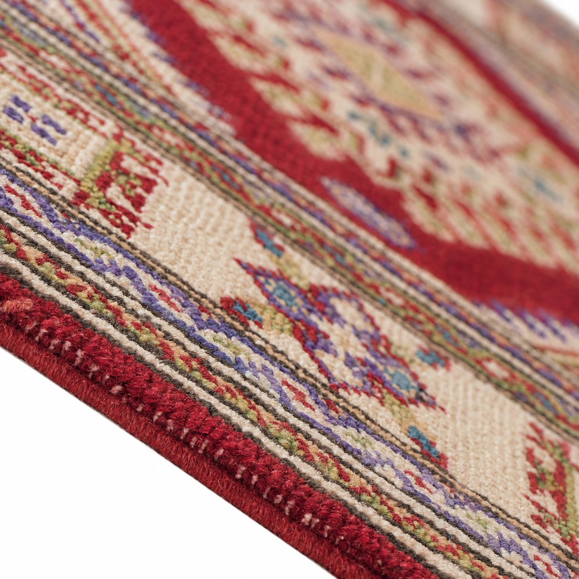 80cm x 120cm Hand Knotted Kazak Rug