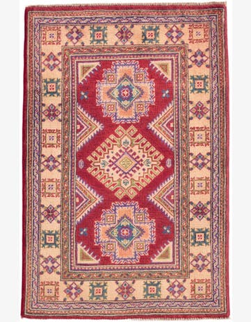 2' 7 x 3' 11 Hand Knotted Kazak Rug