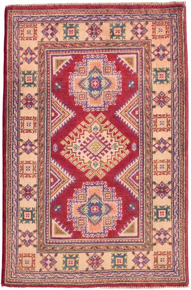 2' 7 x 3' 11 Hand Knotted Kazak Rug