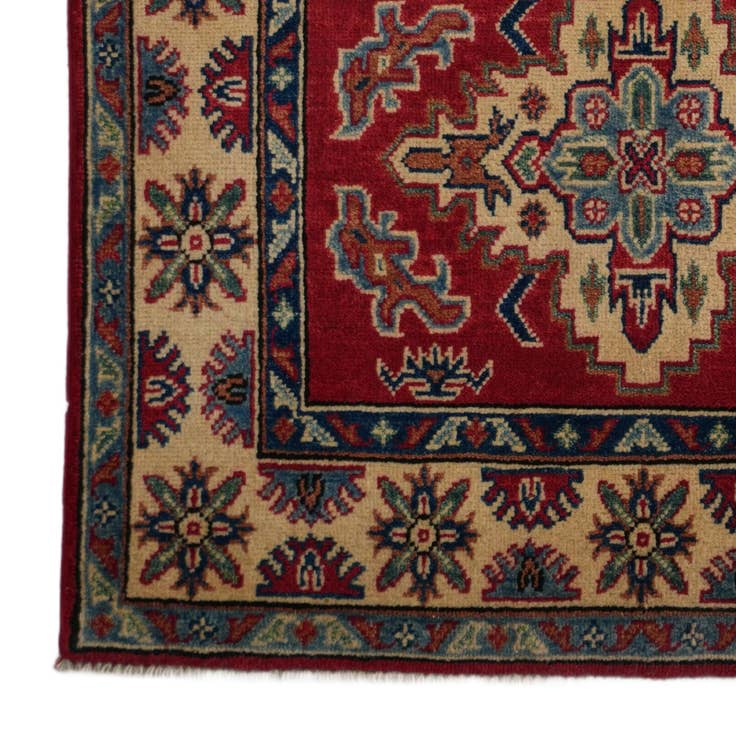 Detail image of 3' 3 x 5' 5 Hand Knotted Kazak Rug