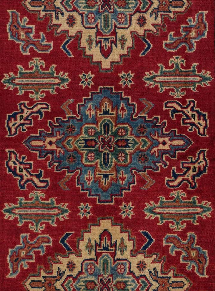 3' 3 x 5' 5 Hand Knotted Kazak Rug