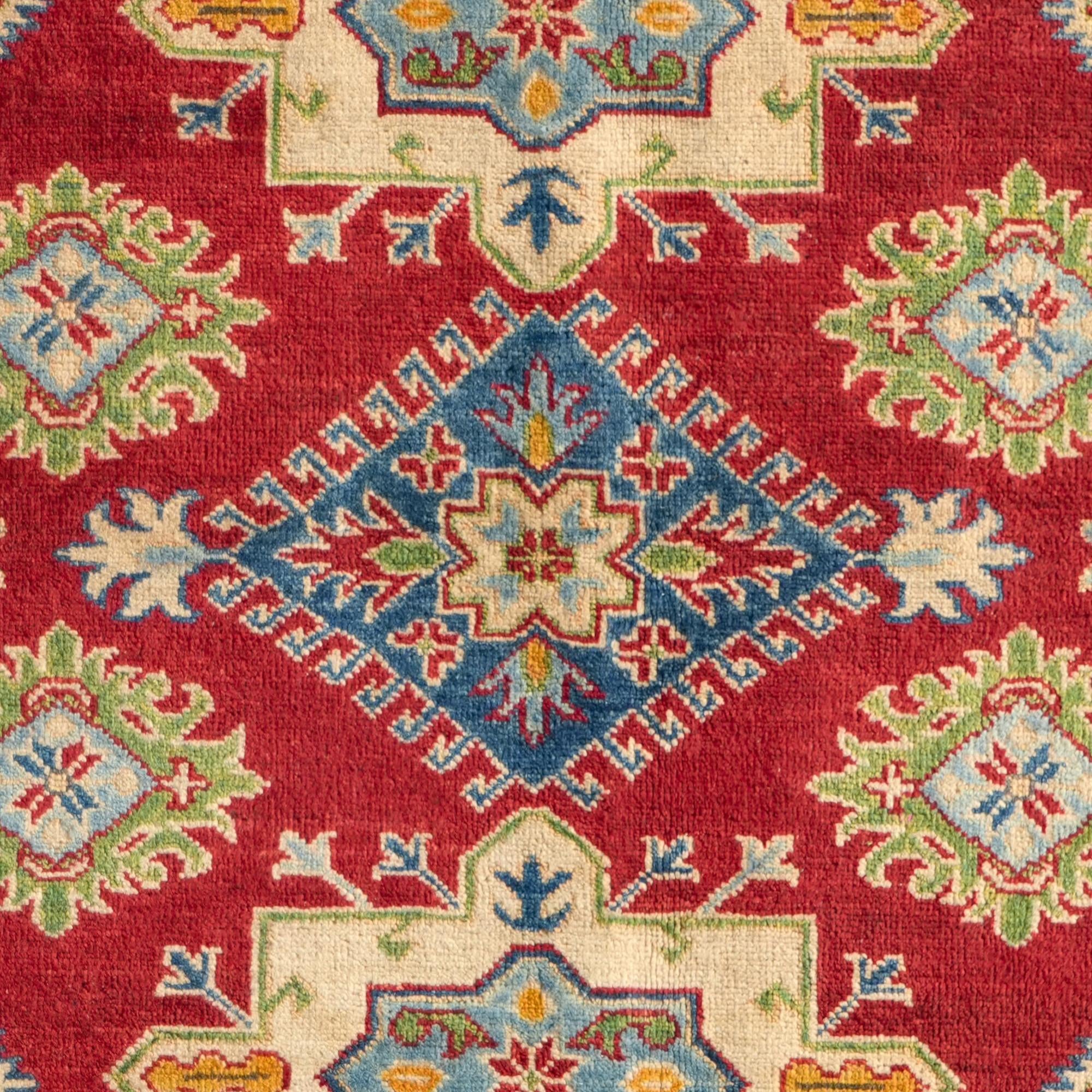 5' x 6' 8 Hand Knotted Kazak Rug
