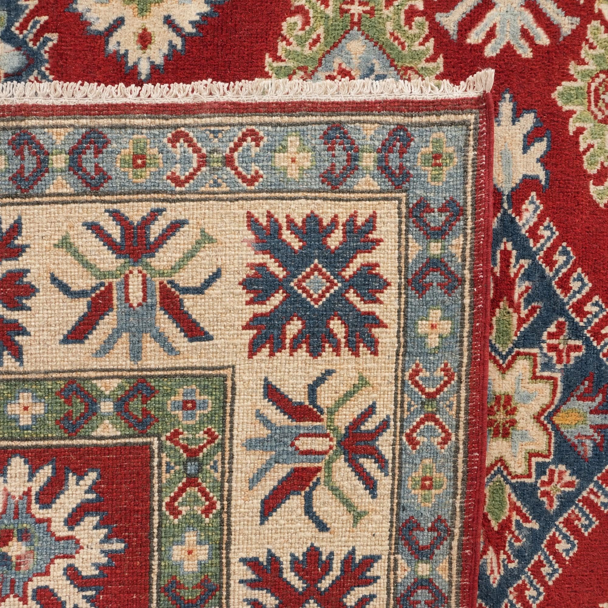 155cm x 205cm Handgeknüpft Kazak Teppich
