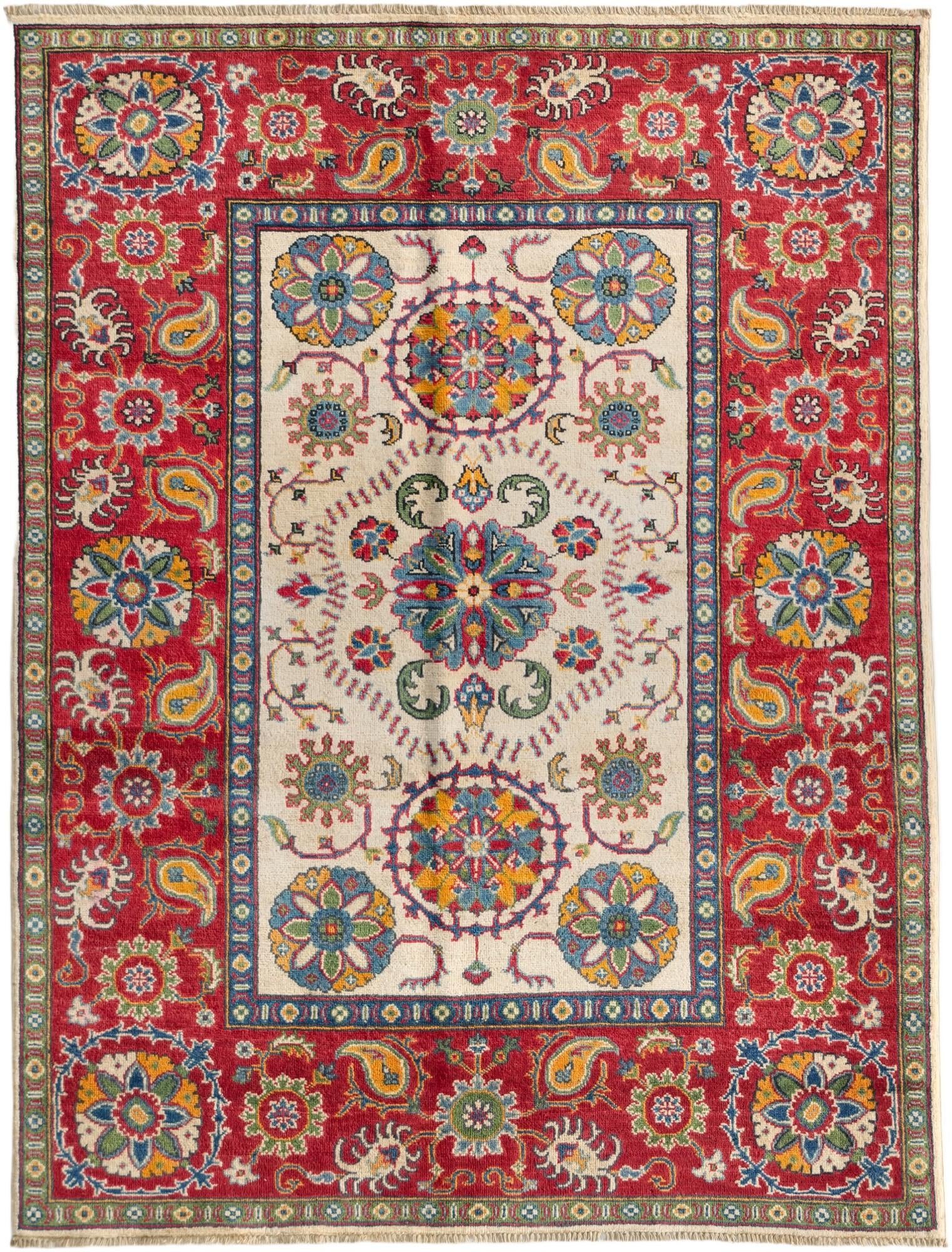 Detail image 2 of 9: 5' 2 x 6' 10 Hand Knotted Kazak Rug