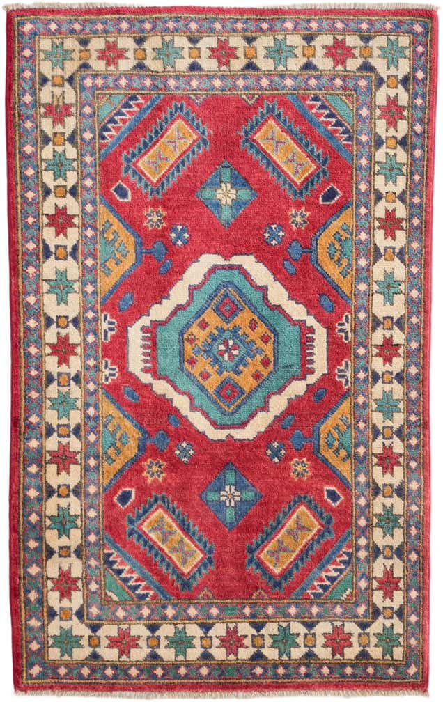 2' 9 x 4' 5 Hand Knotted Kazak Rug