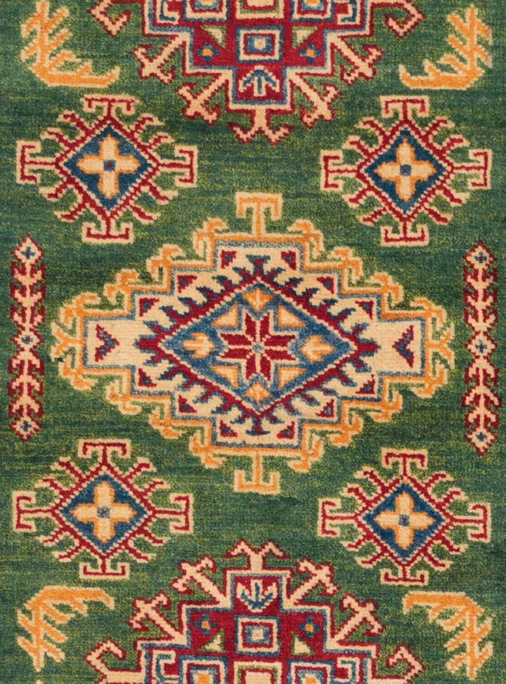 3' 4 x 5' Hand Knotted Kazak Rug
