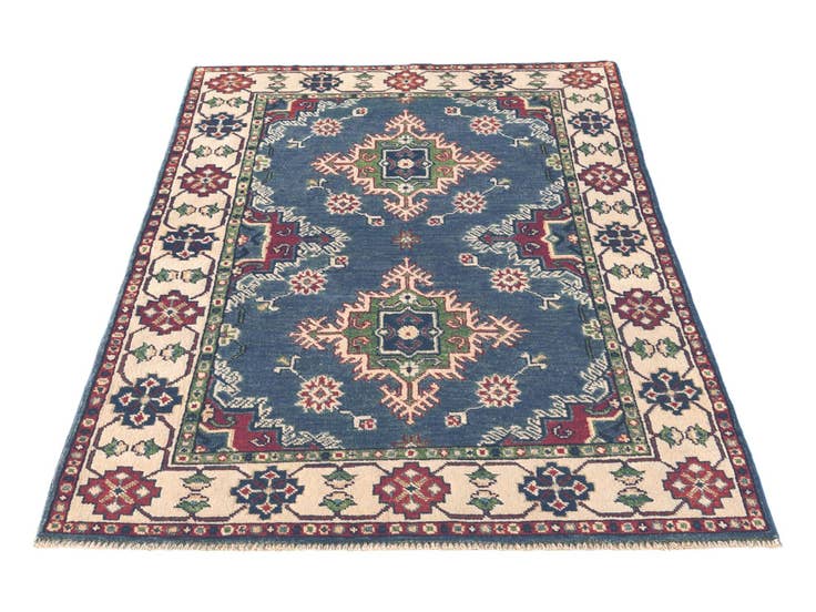 Detail image of 3' 4 x 5' 1 Hand Knotted Kazak Rug
