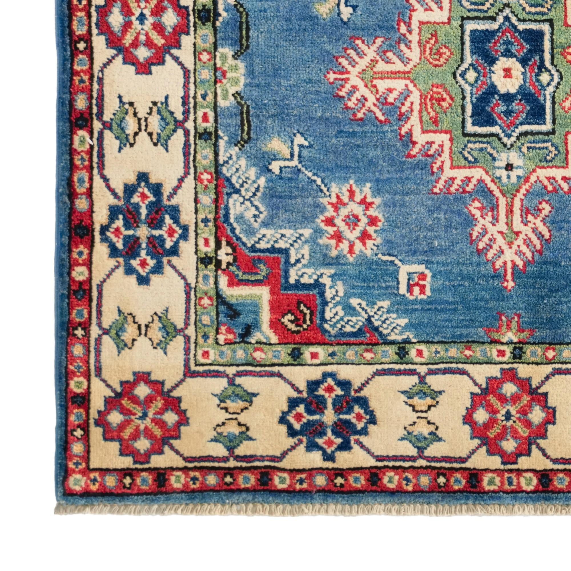 3' 4 x 5' 1 Hand Knotted Kazak Rug