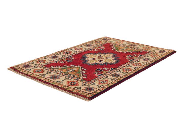 2' 1 x 3' 4 Hand Knotted Kazak Rug