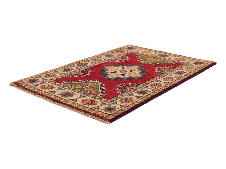 Detail image of 2' 1 x 3' 4 Hand Knotted Kazak Rug
