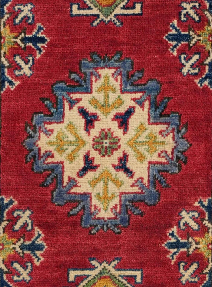 Detail image of 2' 1 x 3' 4 Hand Knotted Kazak Rug