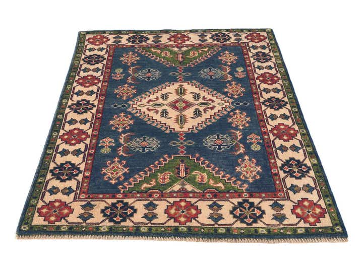 3' 3 x 4' 7 Hand Knotted Kazak Rug
