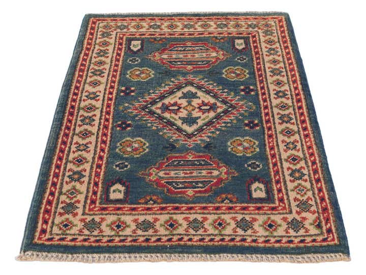 1' 10 x 2' 9 Hand Knotted Kazak Rug
