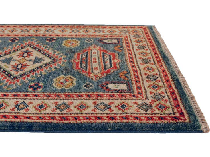 Detail image of 1' 10 x 2' 9 Hand Knotted Kazak Rug