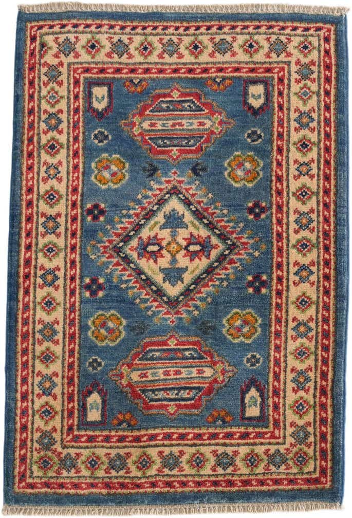 1' 10 x 2' 9 Hand Knotted Kazak Rug