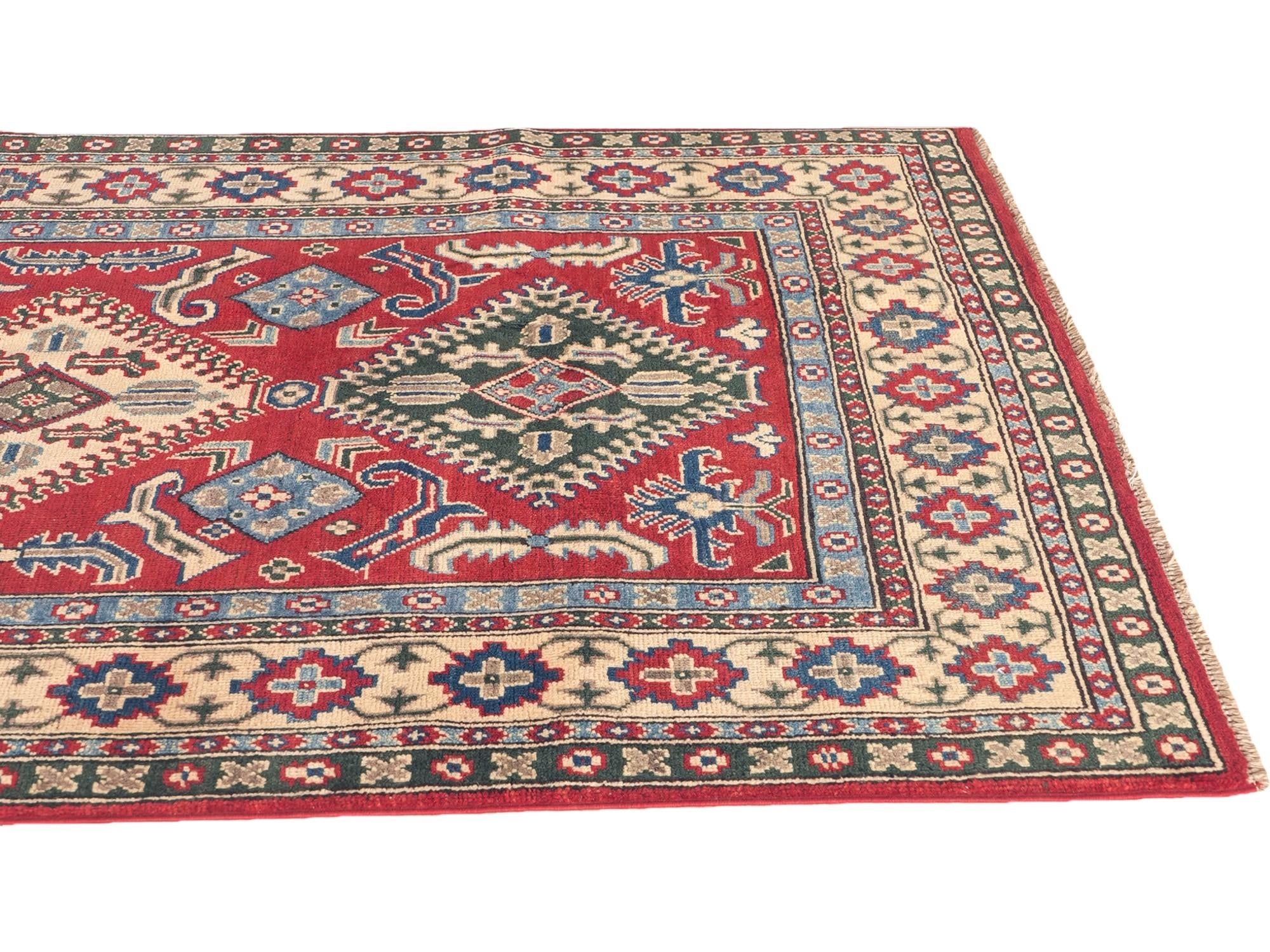 120cm x 180cm Hand Knotted Kazak Rug