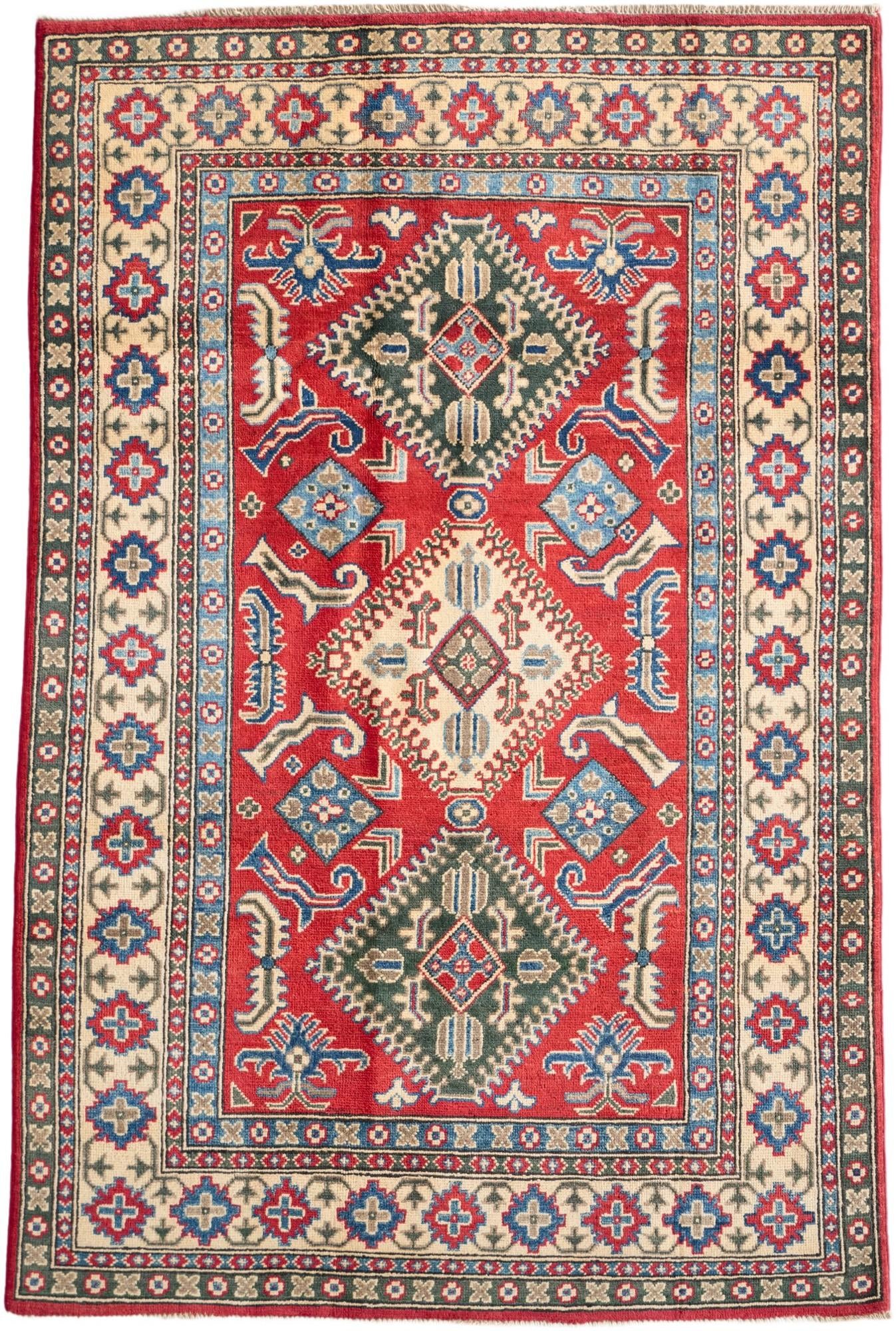 120cm x 180cm Hand Knotted Kazak Rug