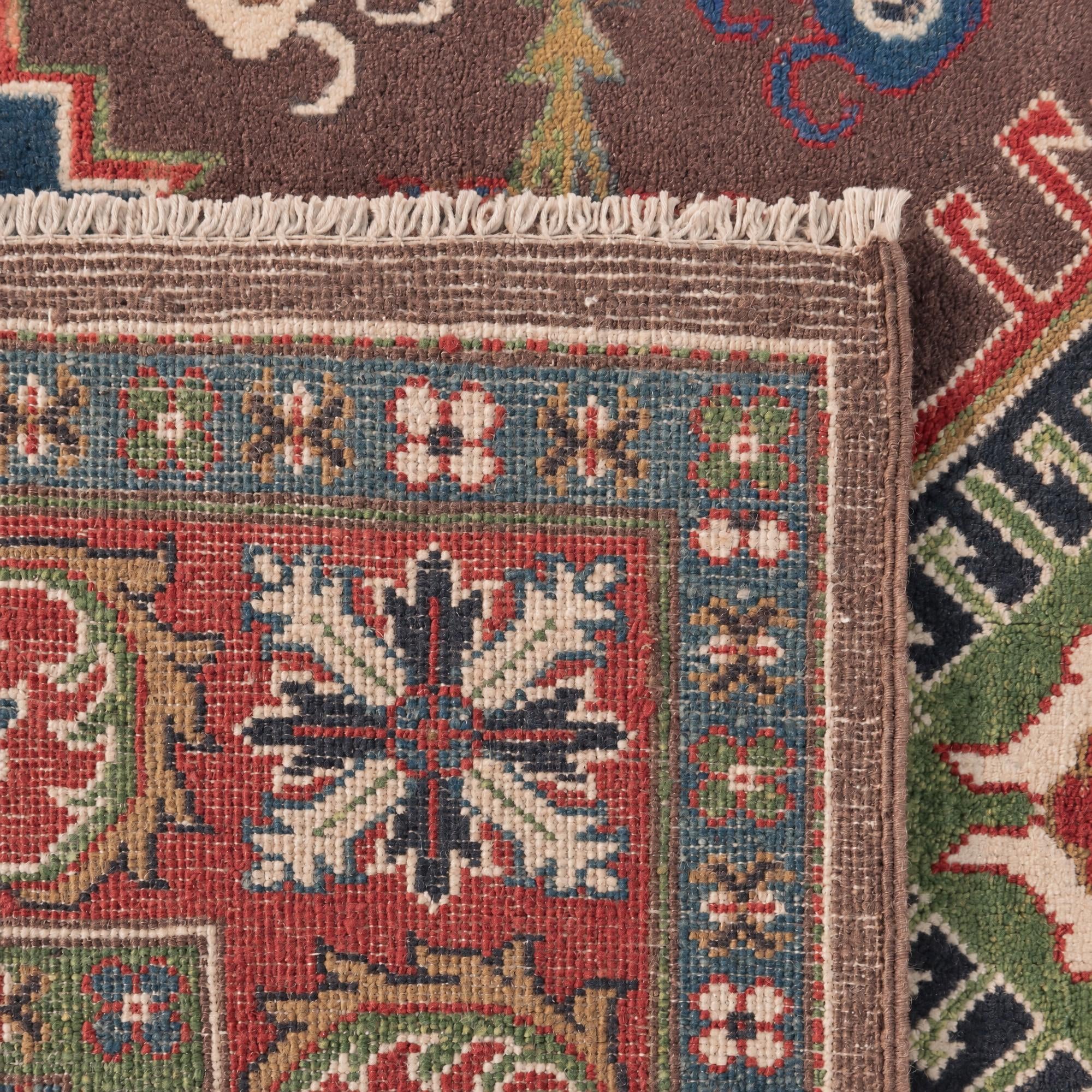 150cm x 205cm Handgeknüpft Kazak Teppich