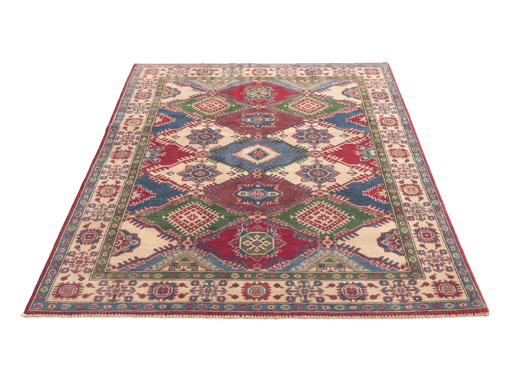 Detail image 5 of 10: 5' x 7' 2 Hand Knotted Kazak Rug