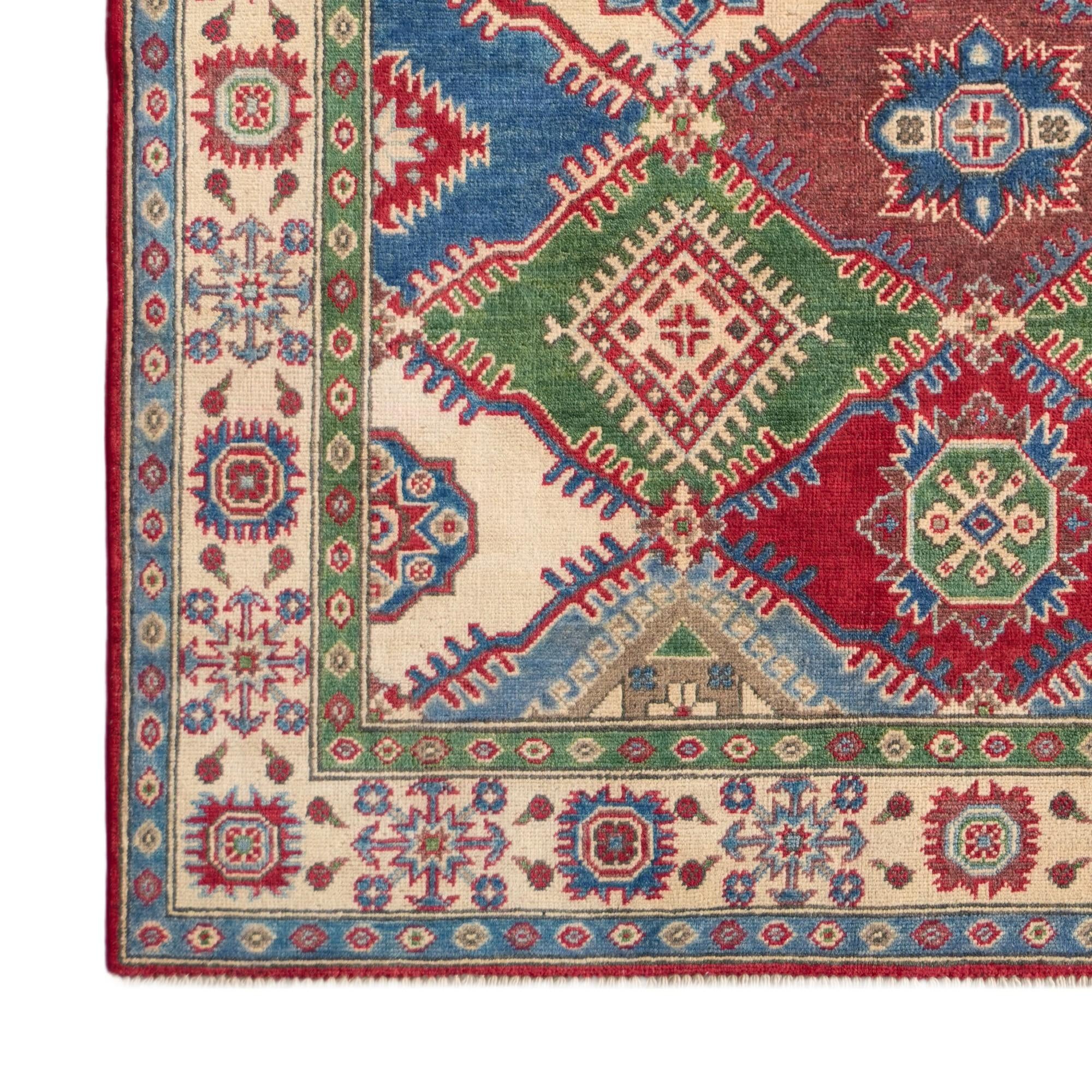 Detail image 7 of 10: 5' x 7' 2 Hand Knotted Kazak Rug