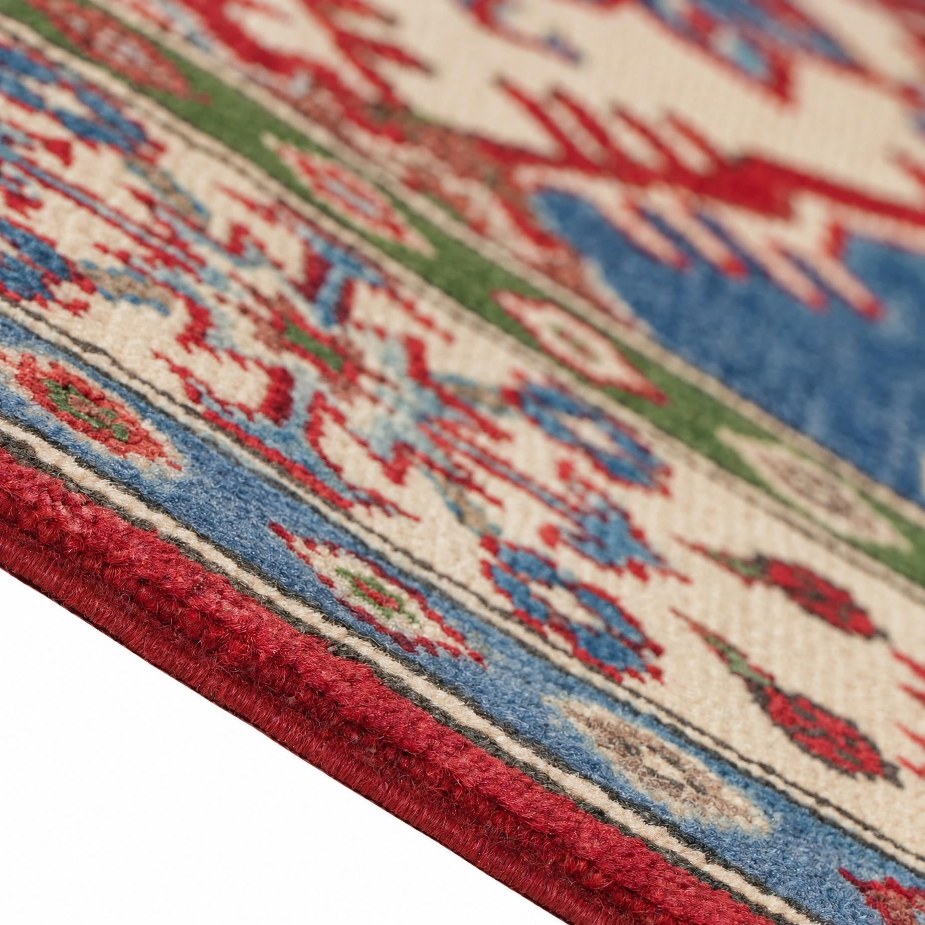 150cm x 220cm Handgeknüpft Kazak Teppich
