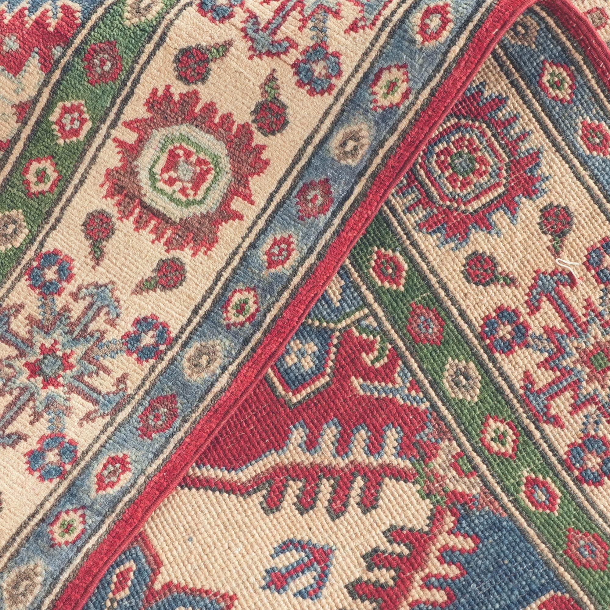 Detail image 8 of 10: 5' x 7' 2 Hand Knotted Kazak Rug