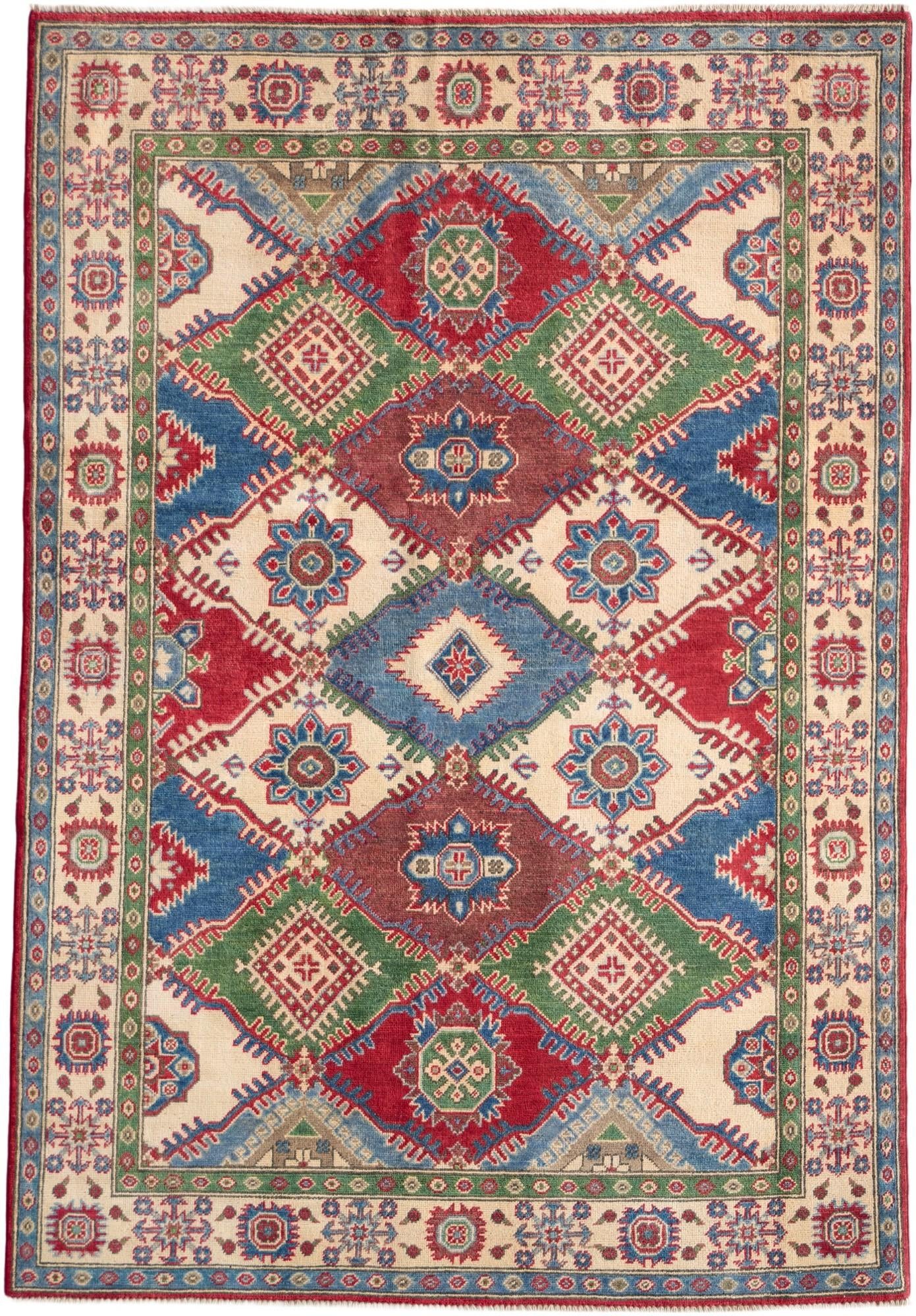 Detail image 2 of 10: 5' x 7' 2 Hand Knotted Kazak Rug