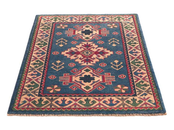 2' 8 x 4' Hand Knotted Kazak Rug