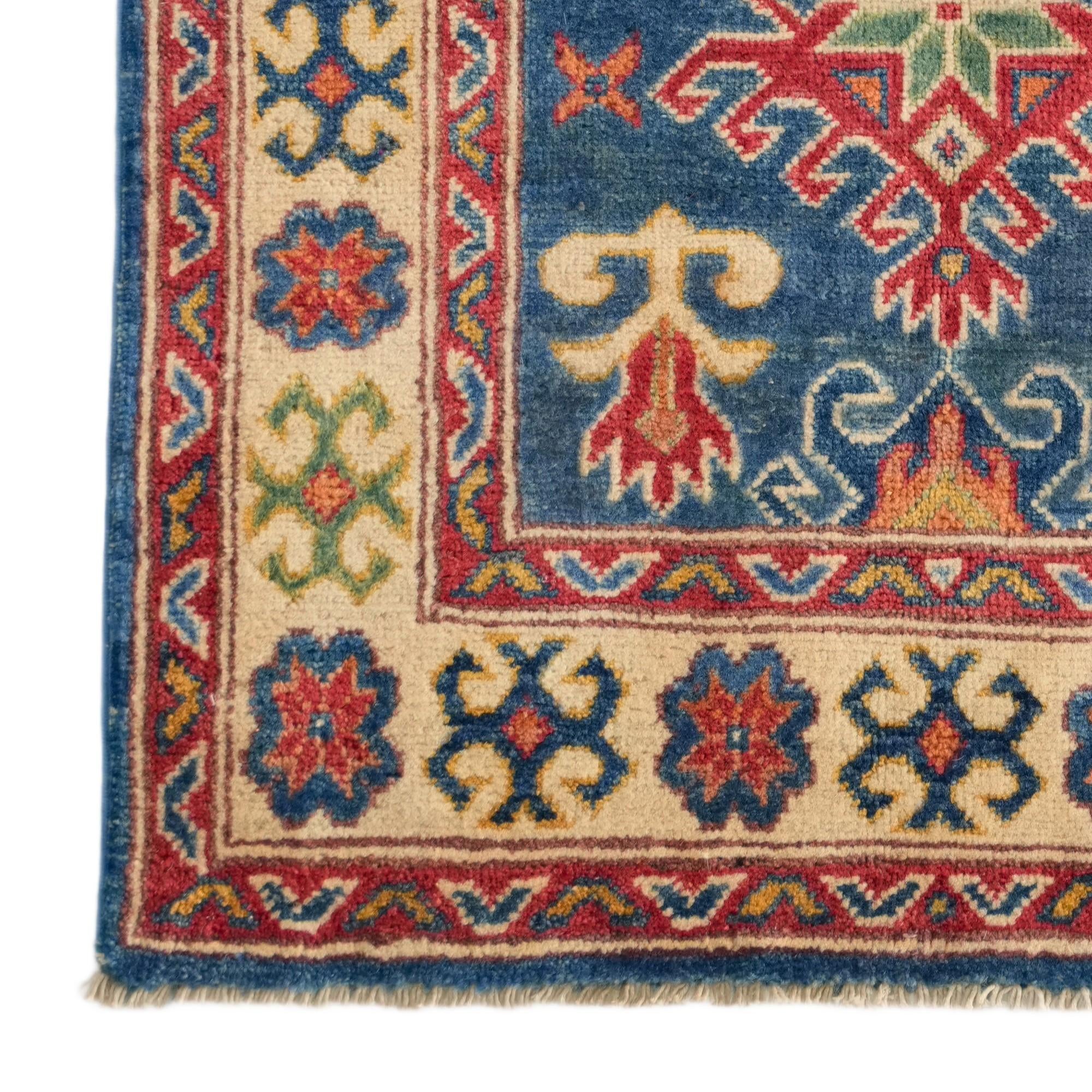 2' 6 x 4' 3 Hand Knotted Kazak Rug