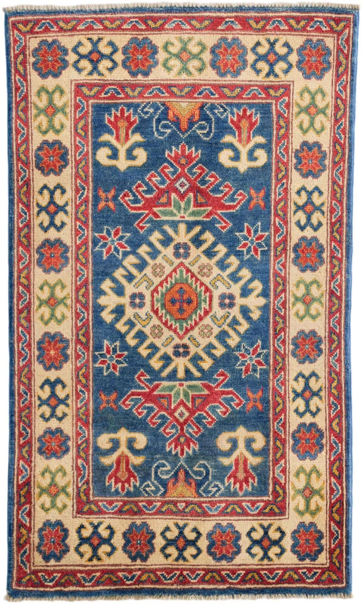 2' 6 x 4' 3 Hand Knotted Kazak Rug