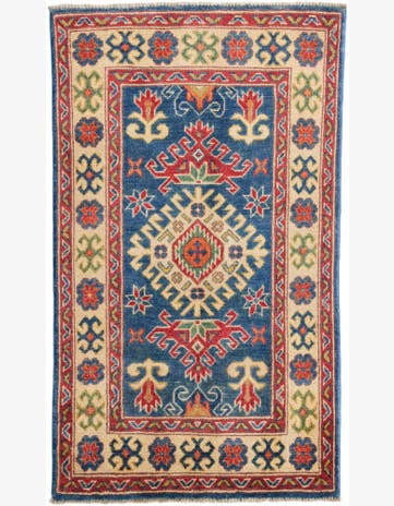 2' 6 x 4' 3 Hand Knotted Kazak Rug