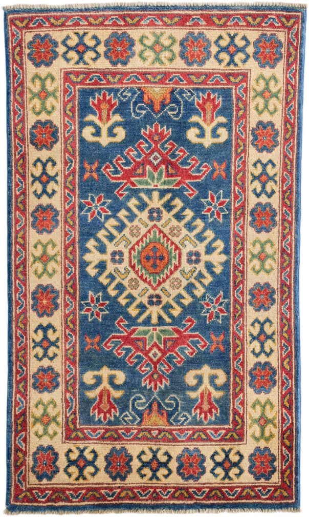 2' 6 x 4' 3 Hand Knotted Kazak Rug