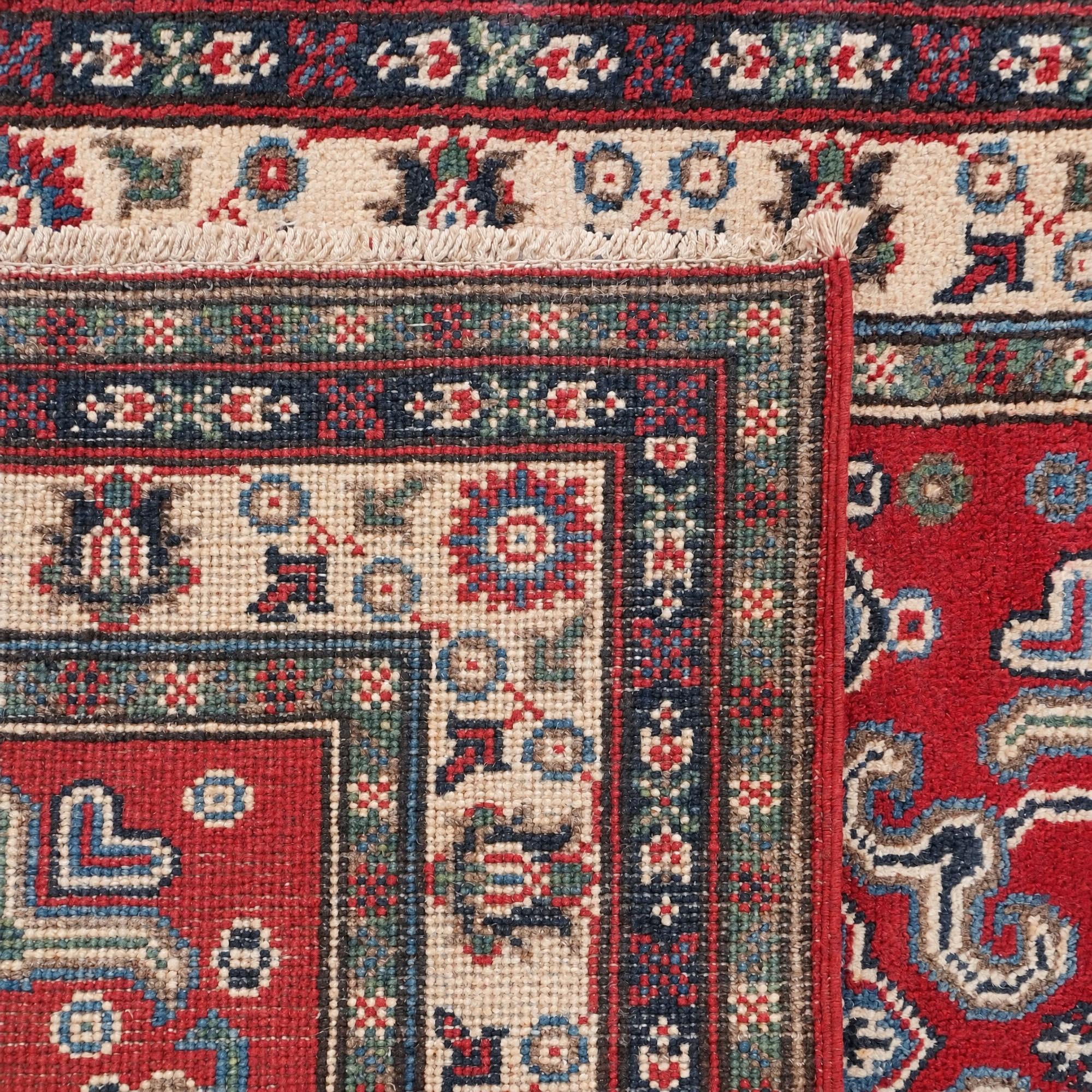 85cm x 125cm Handgeknüpft Kazak Teppich