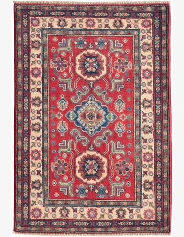 2' 9 x 4' 1 Hand Knotted Kazak Rug