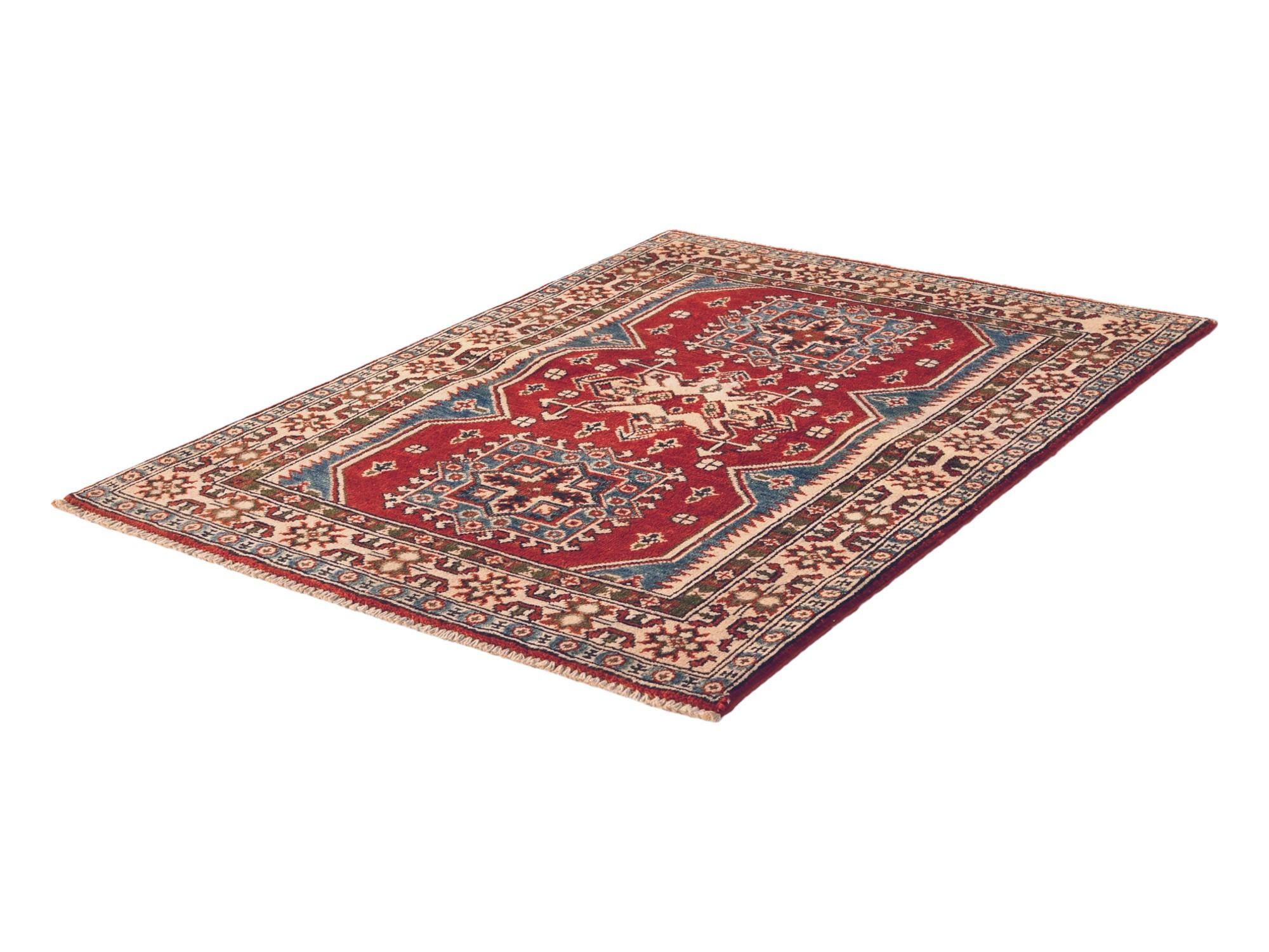 2' 11 x 3' 11 Hand Knotted Kazak Rug