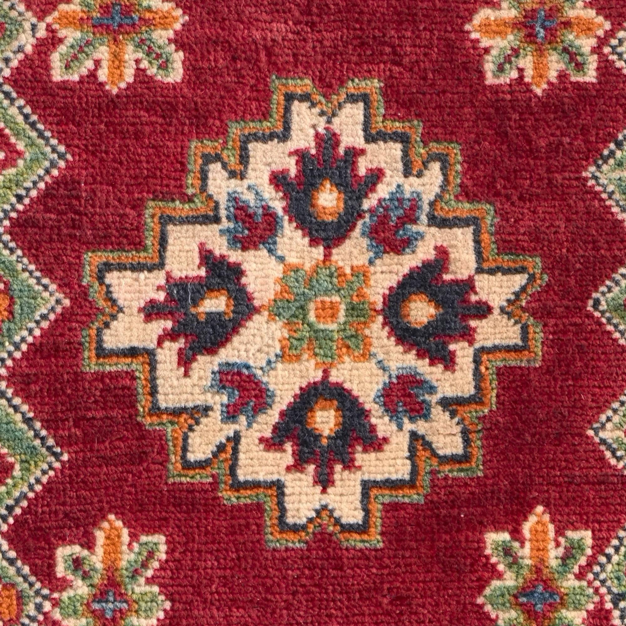 Detail image 10 of 10: 2' 6 x 4' 4 Hand Knotted Kazak Rug