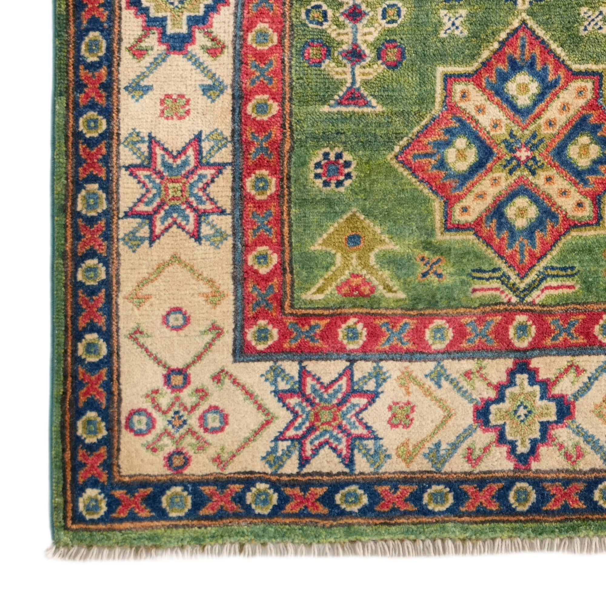 2' 8 x 4' 2 Hand Knotted Kazak Rug