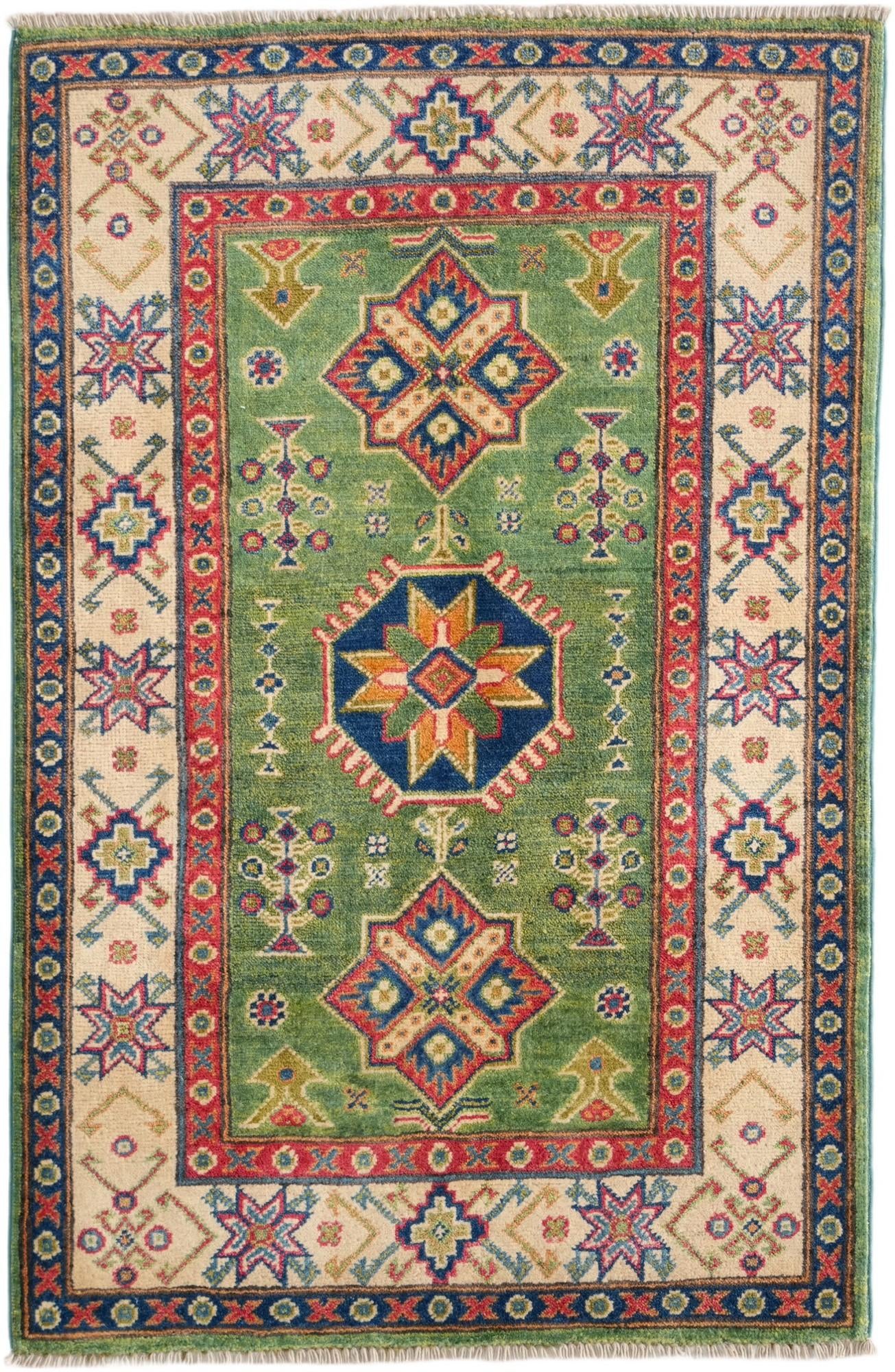 2' 8 x 4' 2 Hand Knotted Kazak Rug