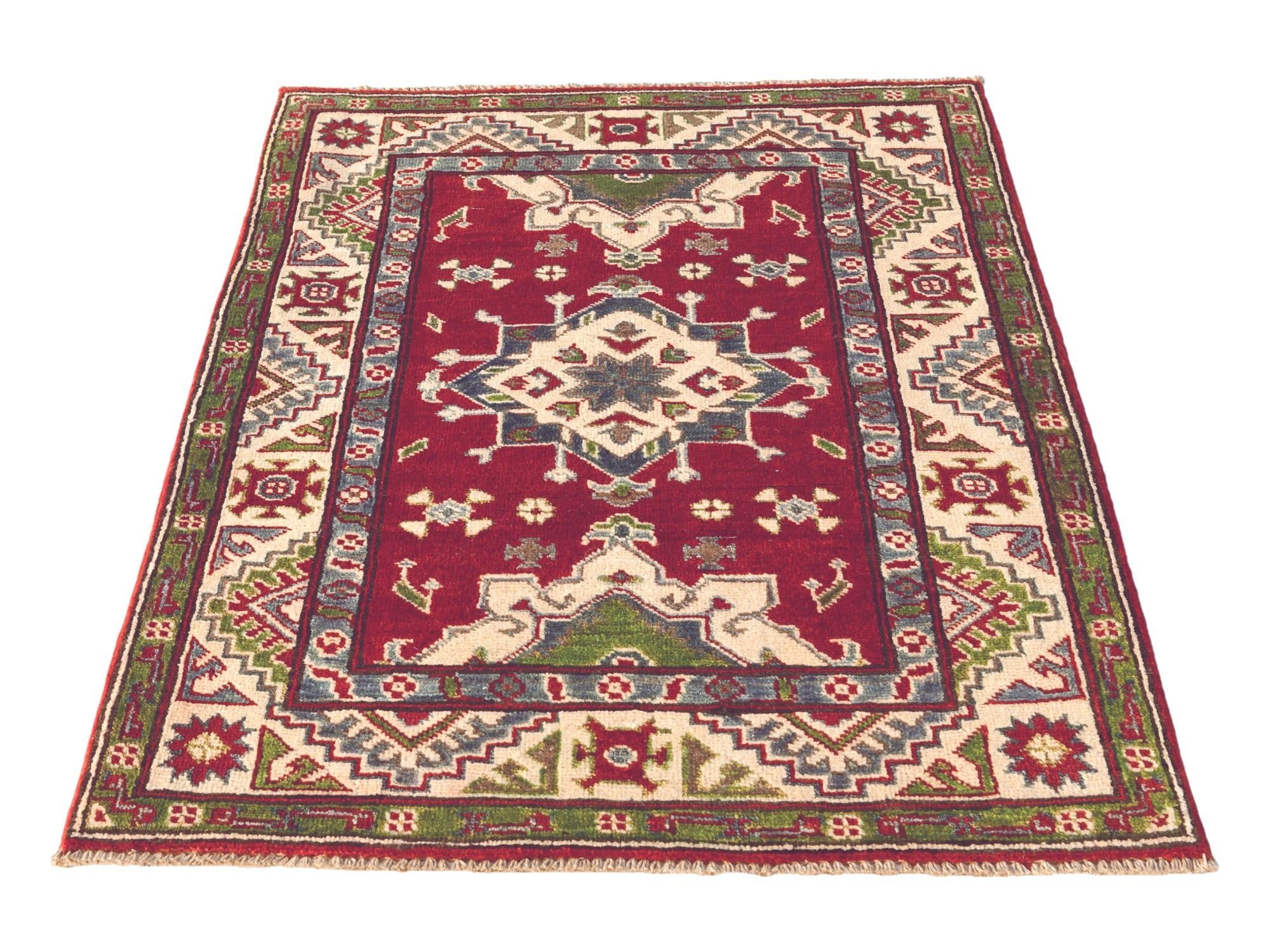 2' 9 x 3' 10 Hand Knotted Kazak Rug