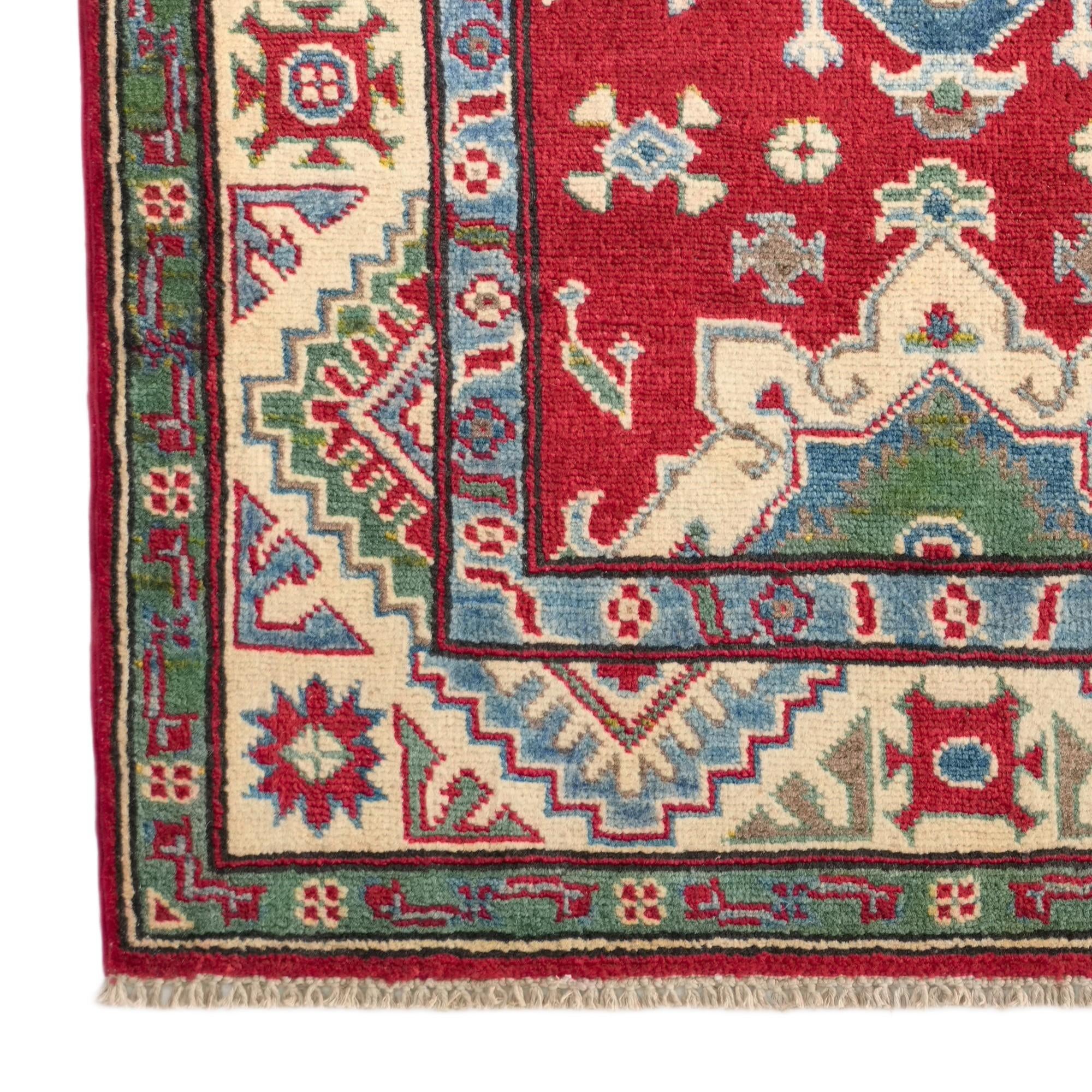 2' 9 x 3' 10 Hand Knotted Kazak Rug
