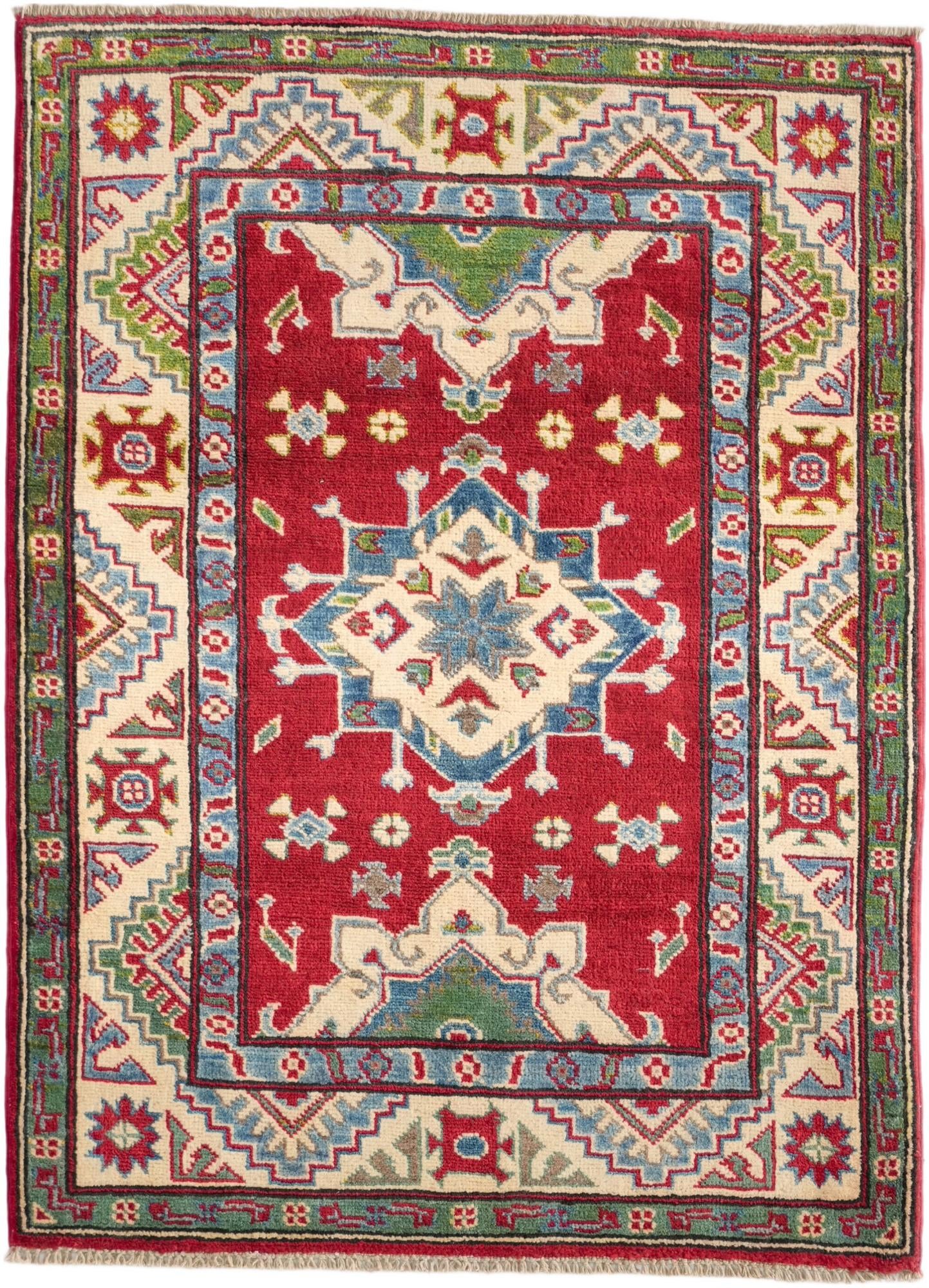 2' 9 x 3' 10 Hand Knotted Kazak Rug