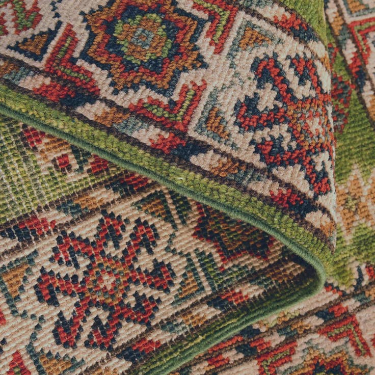 Detail image of 2' x 3' 1 Hand Knotted Kazak Rug