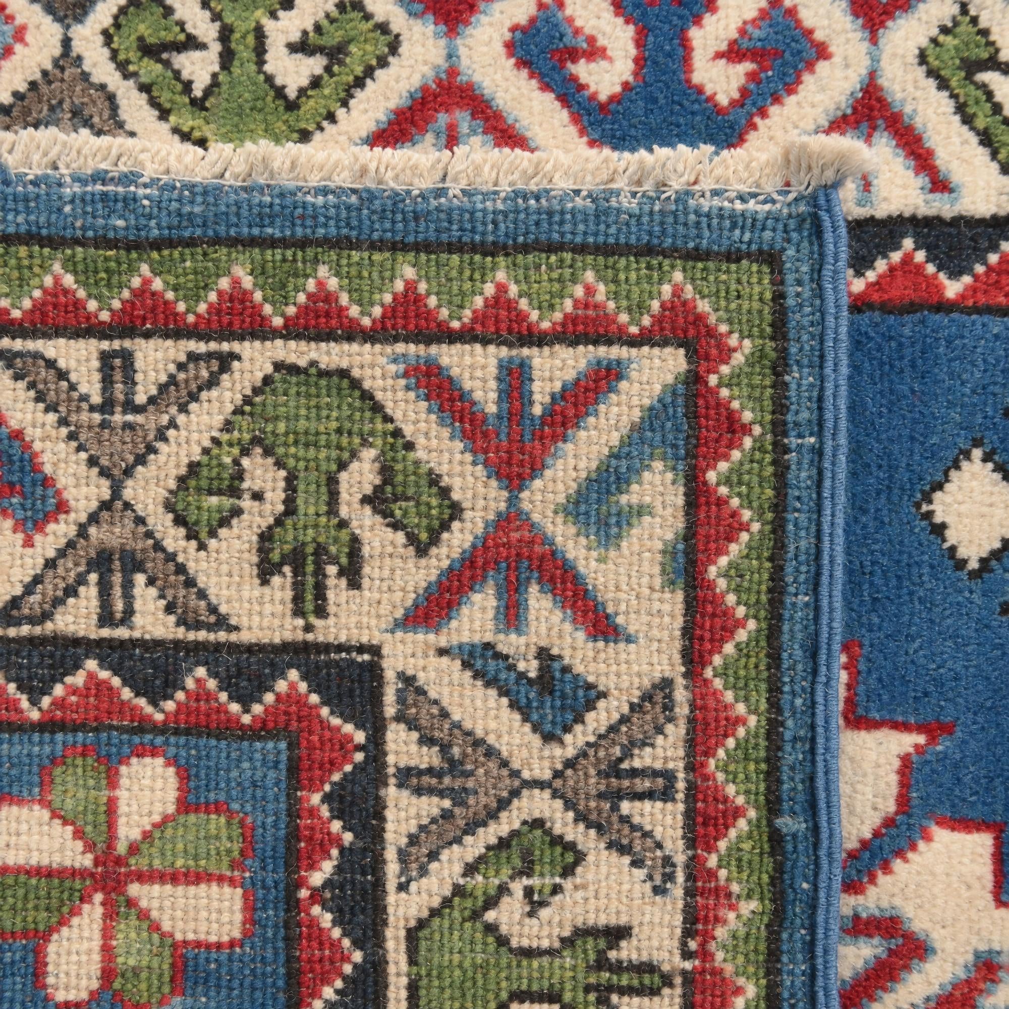 85cm x 130cm anudado a mano Kazak Alfombra