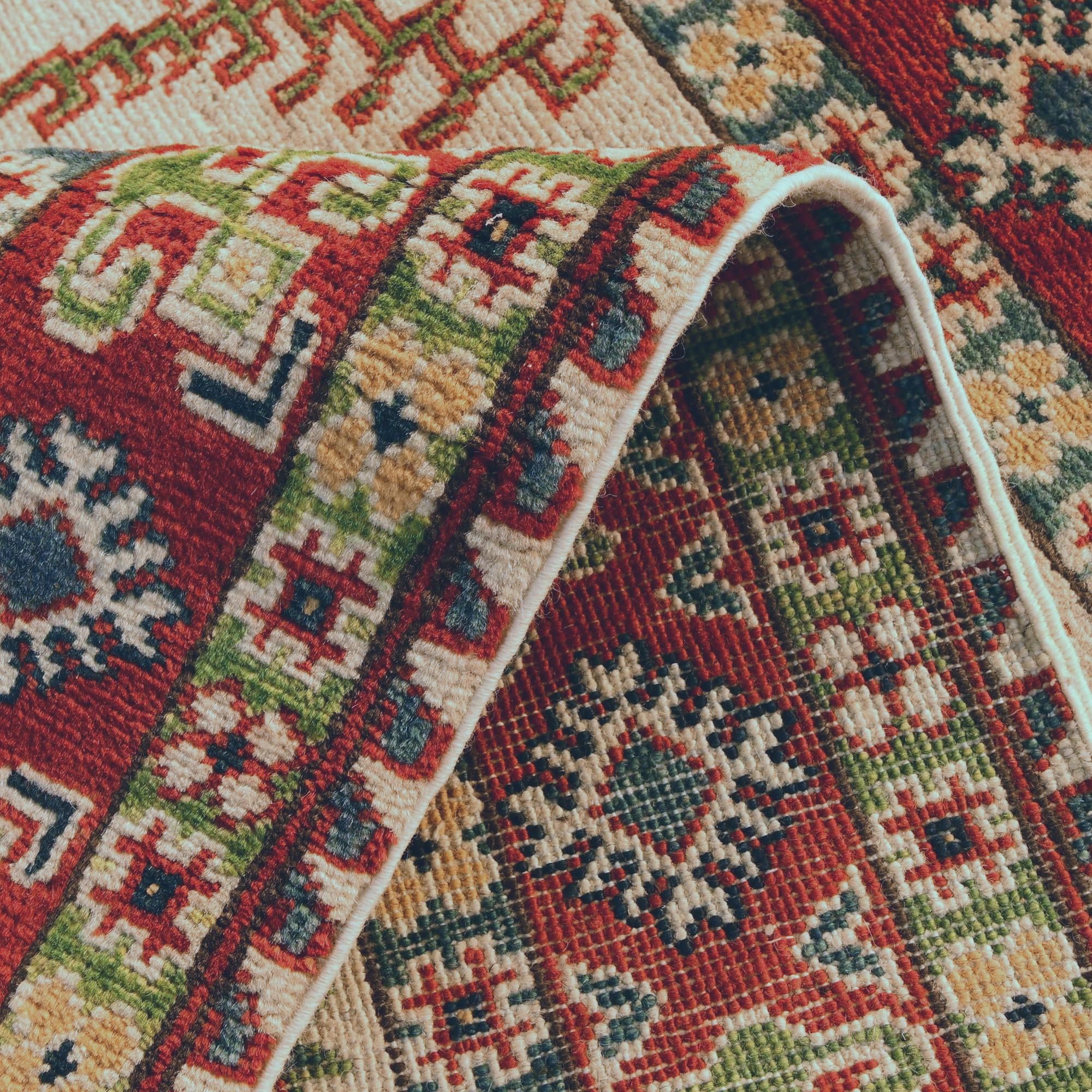 3' 3 x 5' Hand Knotted Kazak Rug