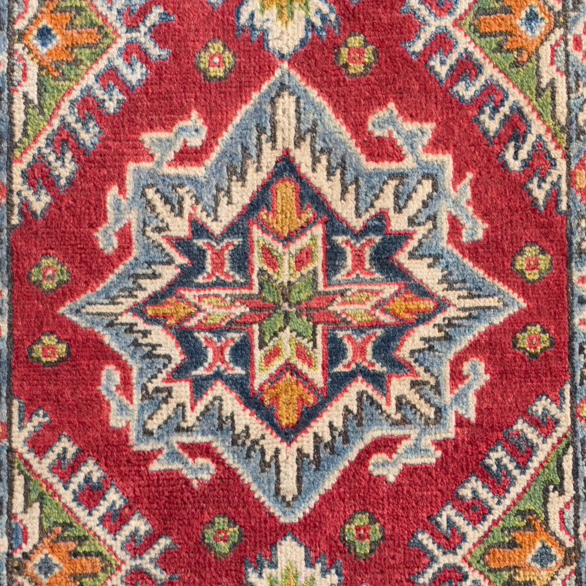 75cm x 125cm Hand Knotted Kazak Rug