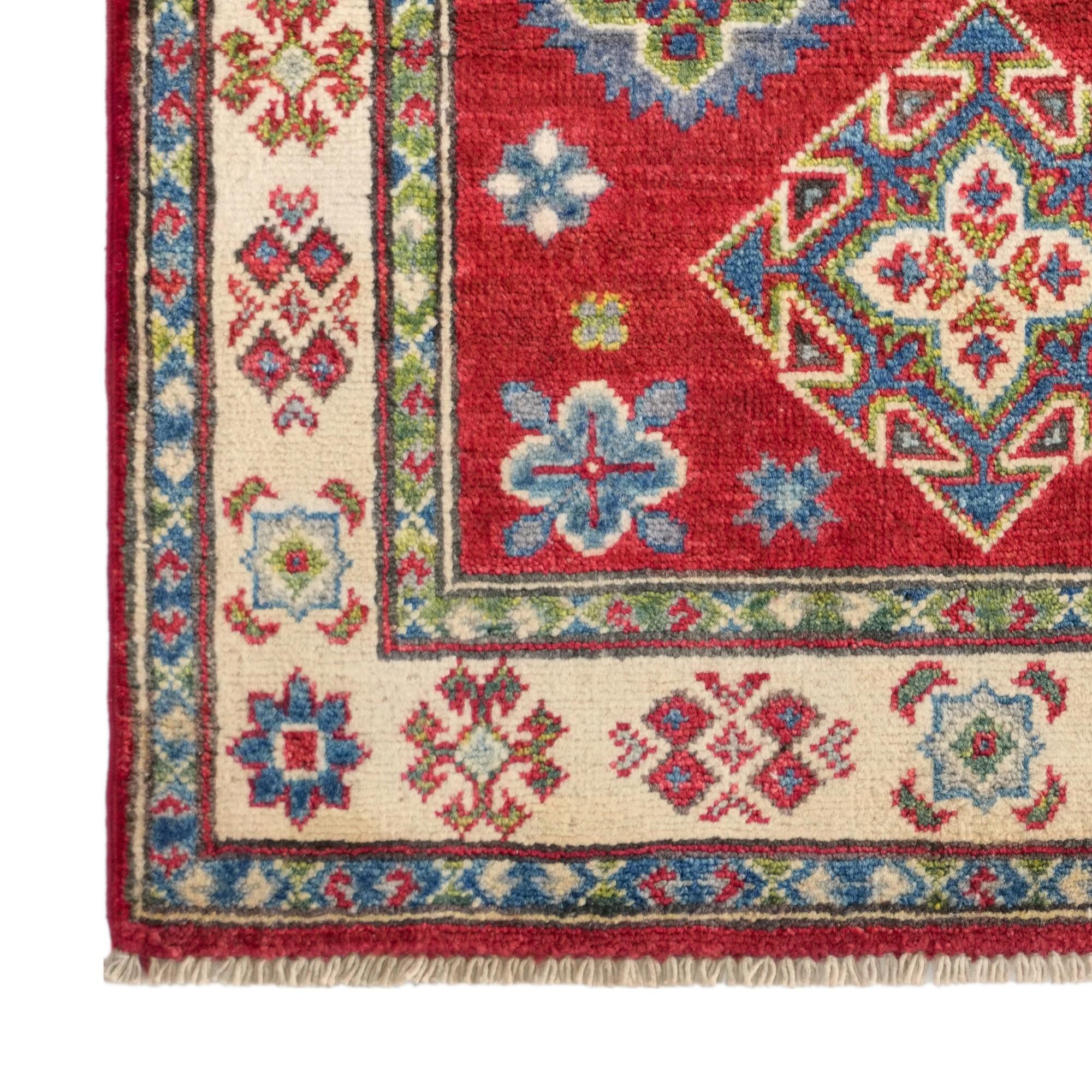 2' 7 x 4' 3 Hand Knotted Kazak Rug