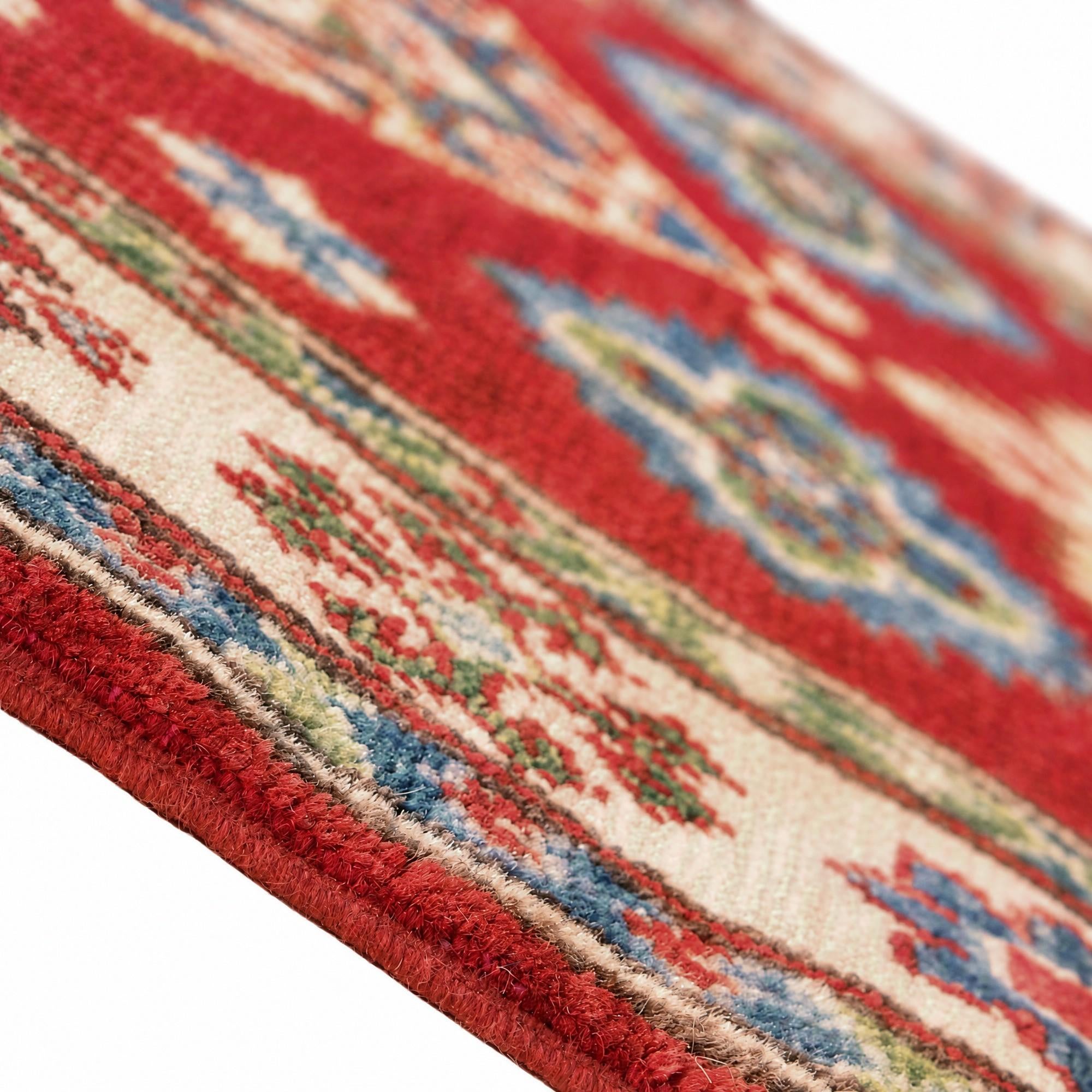 80cm x 130cm Hand Knotted Kazak Rug